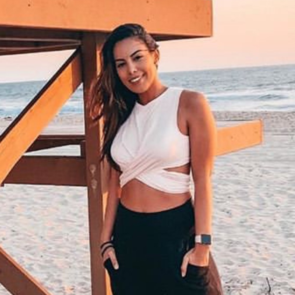 NWT Pink wrap crop top 🌟🤗